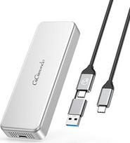 "GiGimundo G40 USB4 40Gb/s" nešiojamasis 1 TB SSD, CNC apdirbtas aliuminis, integruotas aktyvusis turbininis ventiliatorius, išorinis SSD diskas turinio kūrėjams ir kūrybos profesionalams, iki 3200MB/s greitas duomenų perdavimas