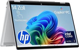 "HP OmniBook X Flip 2-in-1" naujos kartos nešiojamasis kompiuteris su dirbtiniu intelektu | "Intel Ultra 5-226V (8C)" | Dedikuotas NPU dirbtiniam intelektui | 40 NPU viršūnių | Copilot+ PC | 14 colių WUXGA 1920x1200 jutiklinis ekranas | 16GB | 512GB SSD |
