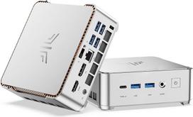 "NiPoGi Hyper H2 Mini PC W-11 Pro", "Intel Core i9-11900H" (8C/16T, iki 4,90 GHz), 32GB (2x16GB) DDR4, 1 TB M.2 NVMe SSD, mini stalinis kompiuteris biurui, mokyklai ir namams, "WiFi 6", HDMI, DP, C tipo, 54 W TDP