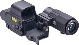 558+G45 kombinuotas holografinis taikiklis 558 Raudonojo taško taikiklis su 5 kartų didinamuoju stiklu ir greituoju nuėmimu, skirtas 20 mm Picatinny bėgio tvirtinimui
