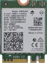 9260NGW belaidžio ryšio kortelė, dviejų dažnių belaidis ryšys - 9260AC AC 9260 NGFF belaidžio ryšio kortelė M.2 NGFF 2,4/5 GHz (160 MHz) "Bluetooth 5.0" belaidžio belaidžio ryšio kortelė 1,73Gb/s Gigabit