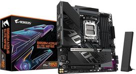 GIGABYTE B850M AORUS Elite WIFI6E pagrindinė plokštė - "AMD Ryzen 9000" serijos procesoriai, skaitmeninis 12+2+2 fazių VRM, iki 8200 MHz DDR5 (O.C.), 1x PCIe 5.0 + 1x PCIe 4.0 M.2, "Wi-Fi 6E", 2,5GbE LAN