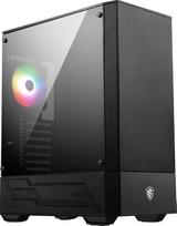 MSI MAG Forge 110R Mid-Tower ATX korpusas (2 x USB 3.0 jungtys, 1 x 120 mm A-RGB ventiliatorius, juodas, RGB)
