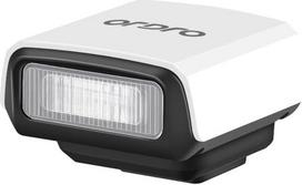 ORDRO FL-10 mini fotoaparato blykstė Speedlite, skirta "Fuji/Sony/Nikon/Canon", skaitmeniniams fotoaparatams, nešiojamoji blykstė DSLR fotoaparatams (balta)