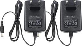 Security-01 Pack of 2 AC to DC 12 V 3 A maitinimo šaltinio adapteris, jungtis 5,5 mm x 2,1 mm, skirtas CCTV kameros DVR NVR LED string light