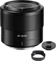 TTArtisan AF 23mm F1.8 XF objektyvas su automatiniu fokusavimu APS-C, skirtas FX fotoaparatams X-A1 X-A10 X-M1 X-T1 X-T10 X-T100 X-PR01 X-PR03 X-E1 X-E2S XS10 X-H1 X-H2S ir kitiems (juodas)