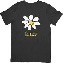 James Music Unisex T-shirt vyrams ir moterims, kokybiška medvilninė, juoda S gray