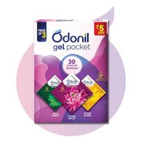 Odonil Gel Kišeninis Oro Gaiviklis 30g (10g X 3) Prisotintas eteriniais aliejais Ilgai išliekantis