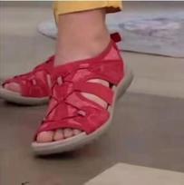 Naujos mados moteriškos basutės tuščiaviduriai vasariniai patogūs sportiniai sandalai atvirais, neslystantys minkšti sandalai moteriški Zapatos Mujer 35