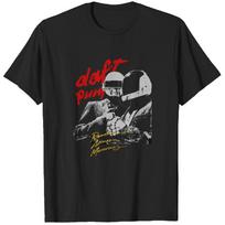 daft punk T-Shirts Heavyweight T-shirt Men's - Black women's tops unisex S gray