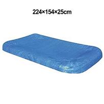 Apsauginis baseino uždangalas Stačiakampio baseino uždangalas Vėjui atsparus baseino uždangalas 224×154×25cm