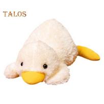 Anties pliušinė lėlė Prikimštas gyvūnas Minkštos baltos anties pliušinės pagalvės Kawaii apkabinama anties pliušinė žaislinė Dovana vaikams Kalėdos Gimtadienis S