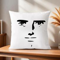 memas Patogi minkšta pagalvė Sigma dėklas berniukui vyrui Sofai Svetainei Namams juokingas biuro Dekoras ir Apsauginiai dangteliai 30x30CM(12x12in) white