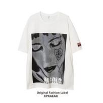 Anime Attack On Titan Graphic Print T Shirt Women Fashion Casual Crew Neck Short Sleeve Plus Size Unisex T Shirt S balta