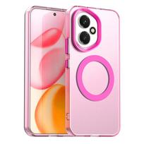 Magnetinis belaidžio įkrovimo dėklas Honor 400 Pro 400 Lite 5G dangtelis saldainių spalvų skaidrus galinis apvalkalas Fundas Coque Honor 400 (Global) raudona