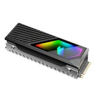 SSD Aušintuvas su Ventiliatoriumi Lengvai Naudojamas Universalus Suderinamumas 5V 3 Pin ARGB SSD Aušintuvas M.2 Kietojo Disko Radiatorius balta