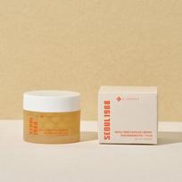 K-SECRET SEOUL 1988 kapsulių kremas : Niacinamidas 5% + Judža 50ml / Priešraukšlinis, Drėkinantis, Korėjietiška kosmetika, K-grožis