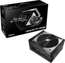 ASRock TC-1300T maitinimo šaltinis 1300W 80 Plus Titanium 135mm modulinis PCI-E 5.1 (12+4pin) x2, PCI-E (6+2pin) x8, SATA (5-pin) x9