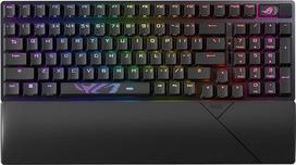 Asus ROG Strix Strix Scope II 96 Mechaninė žaidimų klaviatūra Belaidė ABS keičiama ROG RX Raudoni jungikliai RGB apšvietimas Itališkas išdėstymas Juoda
