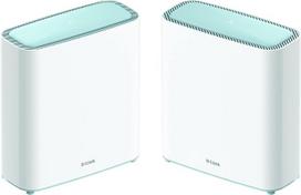 D-Link M32-2 Eagle PRO AI AX3200 tinklinio tinklo sistema (2 vnt., "AI Wi-Fi" / srauto optimizatorius, AI tėvų kontrolė, gigabitiniai prievadai, MU-MIMO, 1024 QAM, OFDMA, WPA3, suderinama su "Alexa" / "Google Assistant")