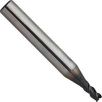 Karnasch Miniplus 3062970300030 Karbidinis frezas su 3 ašmenimis ilgas su spindulio kampu Hsc < 50 Hrc = 1800 N/mm2 3,0 mm Pjovimo skersmuo 6 mm