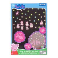 Paladone Peppa Pig Glow-in-the-Dark Wall Decal Stars