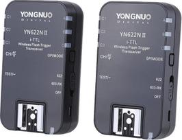 Yongnuo YN-622N II belaidis i-TTL blykstės paleidiklis Nikon fotoaparatui su WINGONEER difuzoriumi