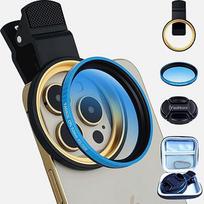 "Yadsux" 52 mm CPL poliarizacinių filtrų rinkinys mobiliesiems telefonams Universalus prisegamas objektyvas su dėklu, suderinamas su "Samsung", "Apple", "Xiaomi", "Motorola", "Honor", OPPO