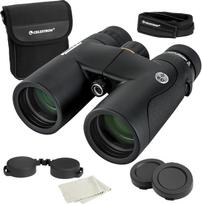 Celestron 72332 Nature DX ED 8x42 Fernglas für Natur- und Vogelbeobachtungen mit Objektivlinsen mit niedriger Streuung, vollvergütet mit BaK-4-Prismen, gummiarmiert, anlaufgeschützt und wasserdicht