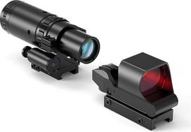 Feyachi RS-30 Red Dot Visier mit 1,5X - 5X Red Dot Visier für 20/22mm Picatinny/Weaver-Schienen