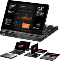 GPD Pocket 4: mini nešiojamasis kompiuteris su AMD Ryzen 7 8840U CPU, Radeon 780M GPU, 16GB LPDDR5X RAM, 1 TB PCIe Gen4 SSD, 8,8 colių 2,5K 144 Hz ekranas, "Wi-Fi 6E", "Bluetooth 5.3", modulinis AI delninis kompiuteris