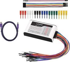 Loginio analizatoriaus rinkinys - suderinamas su keliais įtampos lygiais, realaus laiko USB 2.0 duomenų perdavimas, išplėstinis duomenų eksportas ir dekodavimas, nešiojamasis dizainas, skirtas elektronikos bandymams