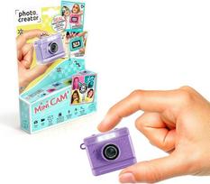 "C Toys Photo Creator" - Skaitmeninis fotoaparatas ir mini vaizdo kamera - senovinė - su raktų pakabuku ir 1GB SD kortele - CLK 063 Purple
