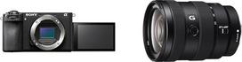 "Sony Alpha 6700" APS-C veidrodinis sisteminis fotoaparatas (automatinis fokusavimas su dirbtiniu intelektu, 5 ašių vaizdo stabilizavimas) + SEL1655G
