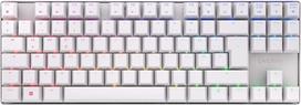 CHERRY MX 8.2 TKL belaidė žaidimų klaviatūra be skaičių klaviatūros, vokiško išdėstymo (QWERTZ), su metaliniu dėklu, MX RED jungikliais, balta