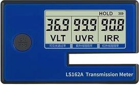 KOROBIE LS162A langų atspalvių matuoklis Saulės plėvelės automobilių perdavimo matuoklis Saulės plėvelės matuoklis VLT UV IR atmetimo testeris lašelinės UV testas