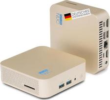 "FutureNUC Lux" mini kompiuteris "Intel® Core i5-13420H" - 8 branduoliai, iki 4,6 GHz - "Iris Xe" grafika - 16GB RAM, 512GB SSD, TB 4, "WiFi 6E" - "Windows 11 Pro" - kompaktiškas kompiuteris namams ir biurui - NUC13 Lux