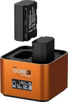 "Hähnel" - "ProCube3" - "Sony" - DSLR Duo įkroviklis - greitesnis įkrovimas - C tipo USB įvestis