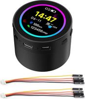 "Waveshare ESP32-S3" 1,85 colio apvali LCD kūrimo plokštė, 360 x 360, palaiko "Wi-Fi" ir BT BLE 5, dirbtinio intelekto kalbą, ESP32 su ekranu ir išmaniųjų garsiakalbių dėžute (3,7 V ličio baterija neįtraukta)