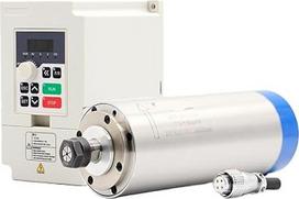 220 V 1,5 kW ER16 wassergekühlte Spindel 80 x 220 mm 4 Lager und 1,5 kW VFD/Wechselrichter