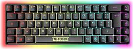 AKUMA - SHÔNEN T03 65% 69 klavišų apšviesta žaidimų klaviatūra - programuojama RGB membrana