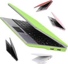 Bigmachine 7 colių nešiojamasis mini kompiuteris Nešiojamasis kompiuteris Netbook vaikams Android 12 Quad Core 32GB WiFi Integruota kamera Netflix YouTube Flash grotuvas (žalias)