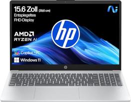 HP OmniBook 3 NGAI OmniBook 3 NGAI 15-fn0523ng 15,6" 1920 x 1080 pikselių AMD Ryzen AI 5 16GB 512GB SSD Windows 11 Home