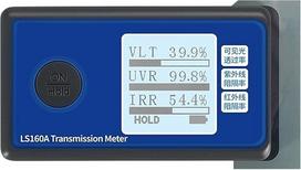 JHXHFJXZ langų atspalvio matuoklis Saulės plėvelės testeris UV 365 nm IR 1400 nm VLT didelio tikslumo LS160 LS160A tikslus matavimas (LS160A)