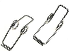 Maža sukimo spyruoklė, 2 vienetų sukimo spyruoklė, plienas, dviguba sukimo spyruoklė, 2 mm vielos skersmuo, pasidaryk pats (spalva: metalinė, dydis: 2 x 16,5 mm) (spalva: metalinė, dydis: 2,5 x 14 mm) (spalva: metalinė) (spalva: metalinė)