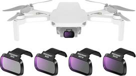 NEEWER ND filtrų rinkinys, suderinamas su DJI Mini 4K/2 SE/SE/2/Mavic Mini (4 vnt.) ND4 + ND8 + ND16 + ND32 Snap On Daugiasluoksnis HD optinio stiklo neutralaus tankio fotoaparato objektyvo filtrų priedai, FL-B39