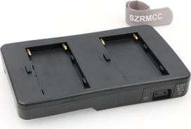 SZRMCC Dvigubo NP-F970 NP-F serijos akumuliatoriaus ir V-mount užrakto maitinimo šaltinio keitiklio plokštė, skirta ARRI "Sony" fotoaparato "Tilta Kit" monitoriams