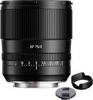 TTArtisan AF 75mm F2 objektyvas viso kadro portretinis objektyvas, didelė diafragma, lengvas STM AF automatinio fokusavimo objektyvas beveidrodžiams X-Mount fotoaparatams, skirtas portretinėms nuotraukoms
