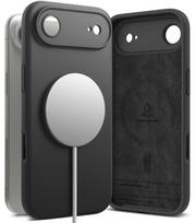 Juodas dėklas Apple iPhone Air telefonui "Ringke Silicone Magnetic Magsafe"