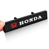 Automobilio priekinių grotelių lipdukas ženkliukas galvos grotelės R LINE emblema LED lemputė Honda CBR300RR CBR600RR CBR1000RR CBR500R CBR650F VFR800 1200 VTX1300 balta